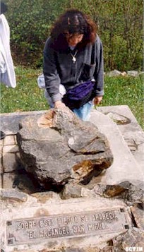 Piedra donde se apareció San Miguel