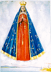 Imagen de la Virgen Aparecida, Brazil